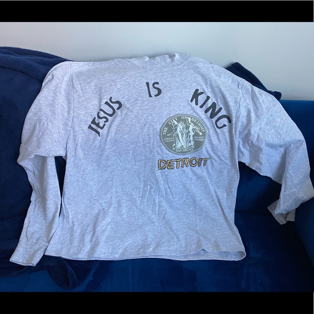 Kanye West Jesus Is King Detroit Long T Medium